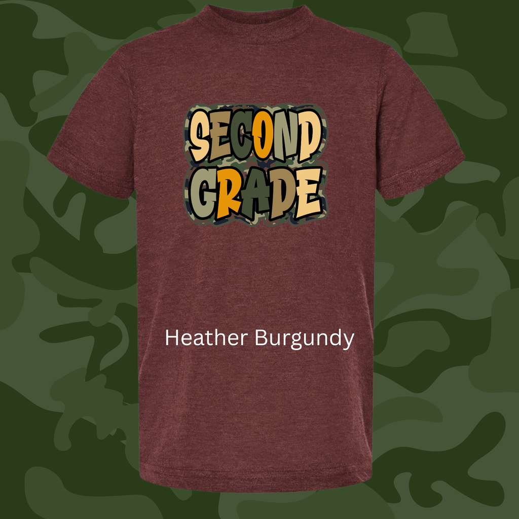 Camo Back-to-School Tee (Grade Levels K-3rd)