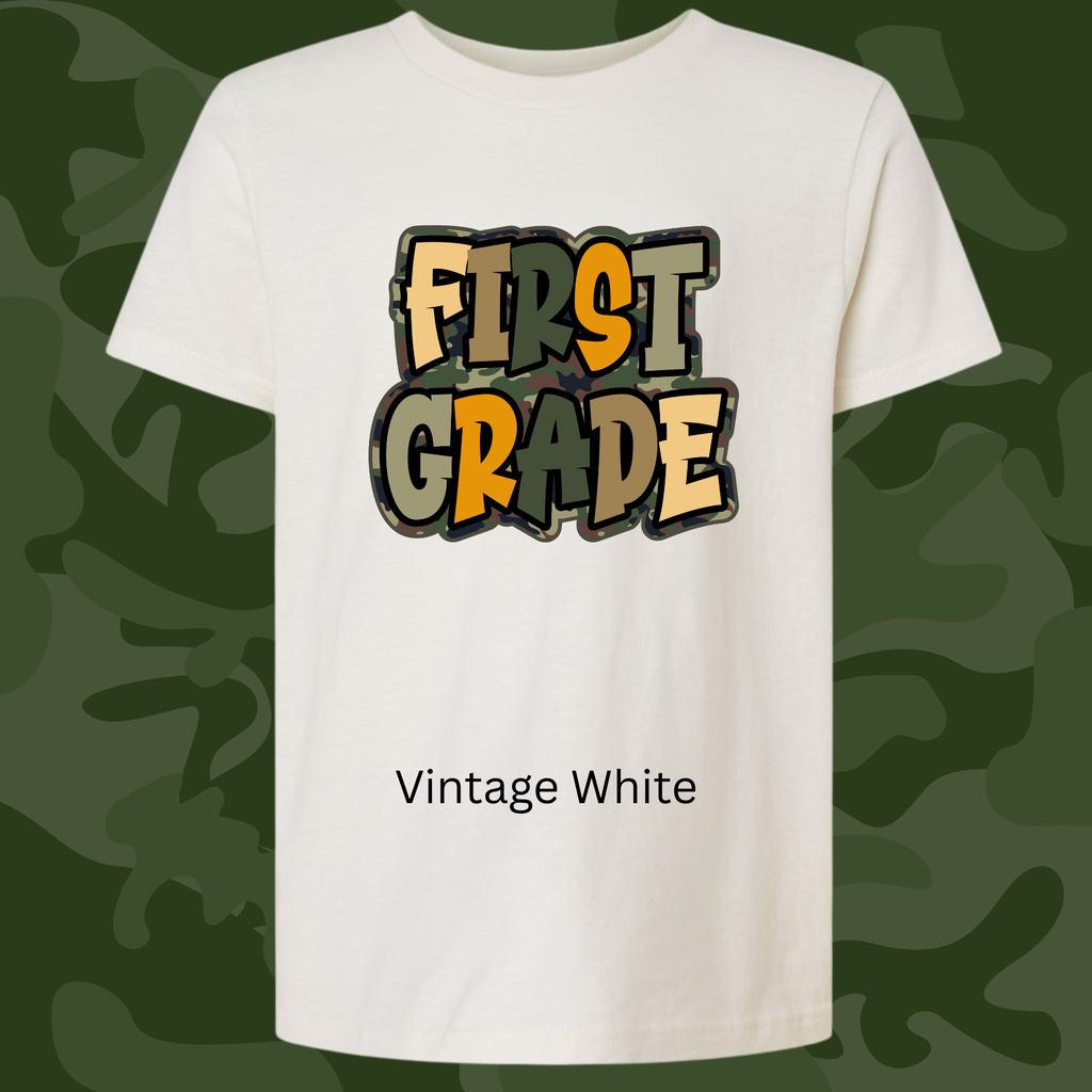 Camo Back-to-School Tee (Grade Levels K-3rd)