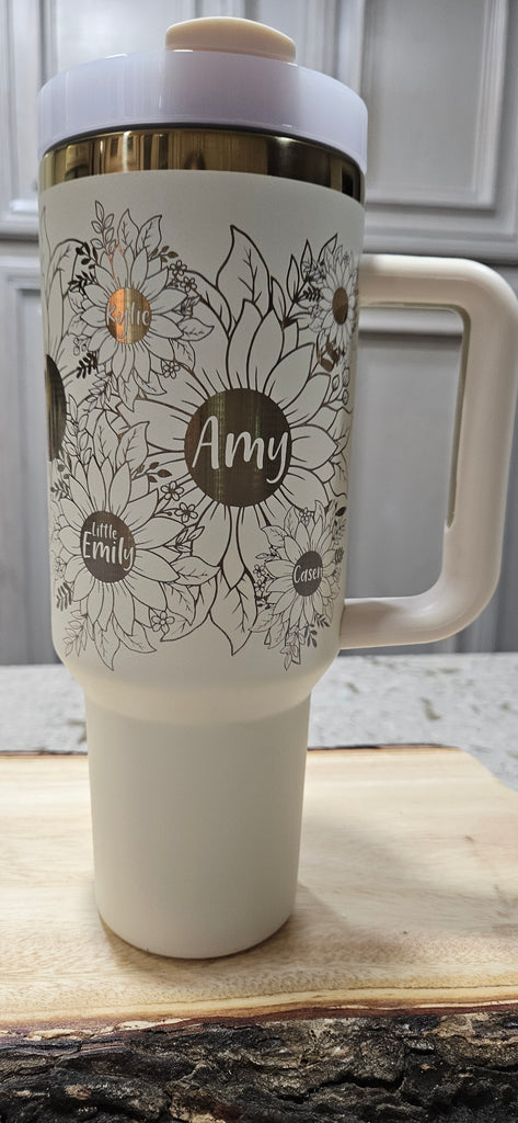 Custom Laser Engraving Logo/Name on Tumbler Provided by Customer