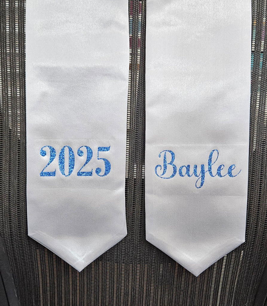 Graduation Stole Personalization (Stole Provided by Customer)