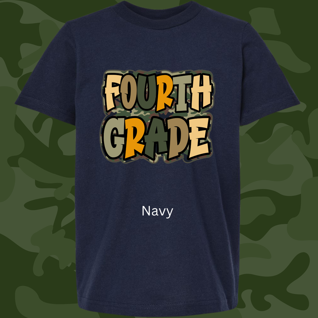 Camo Back-to-School Tee (Grade Levels K-3rd)