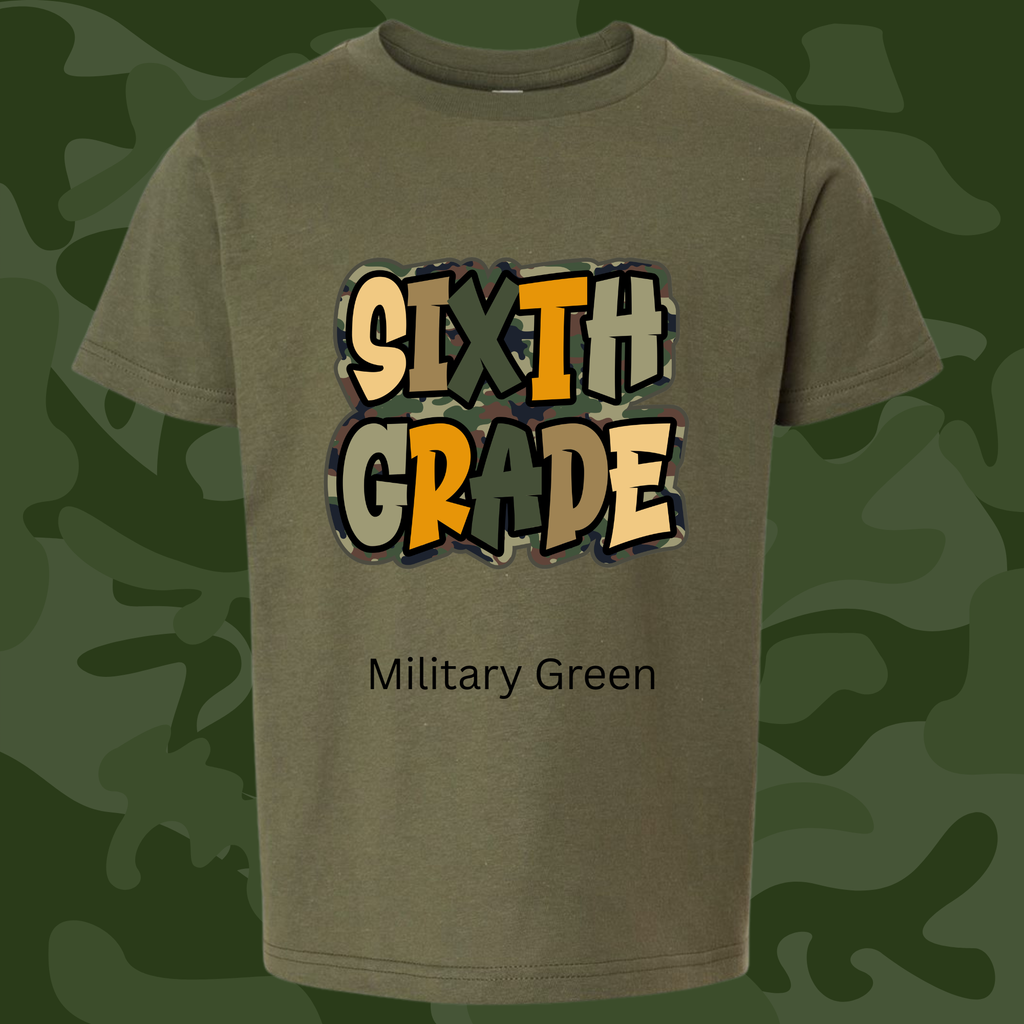 Camo Back-to-School Tee (Grade Levels K-3rd)