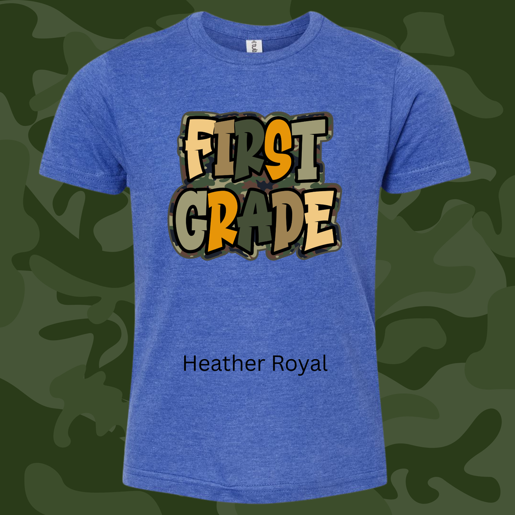 Camo Back-to-School Tee (Grade Levels 4th-6th)