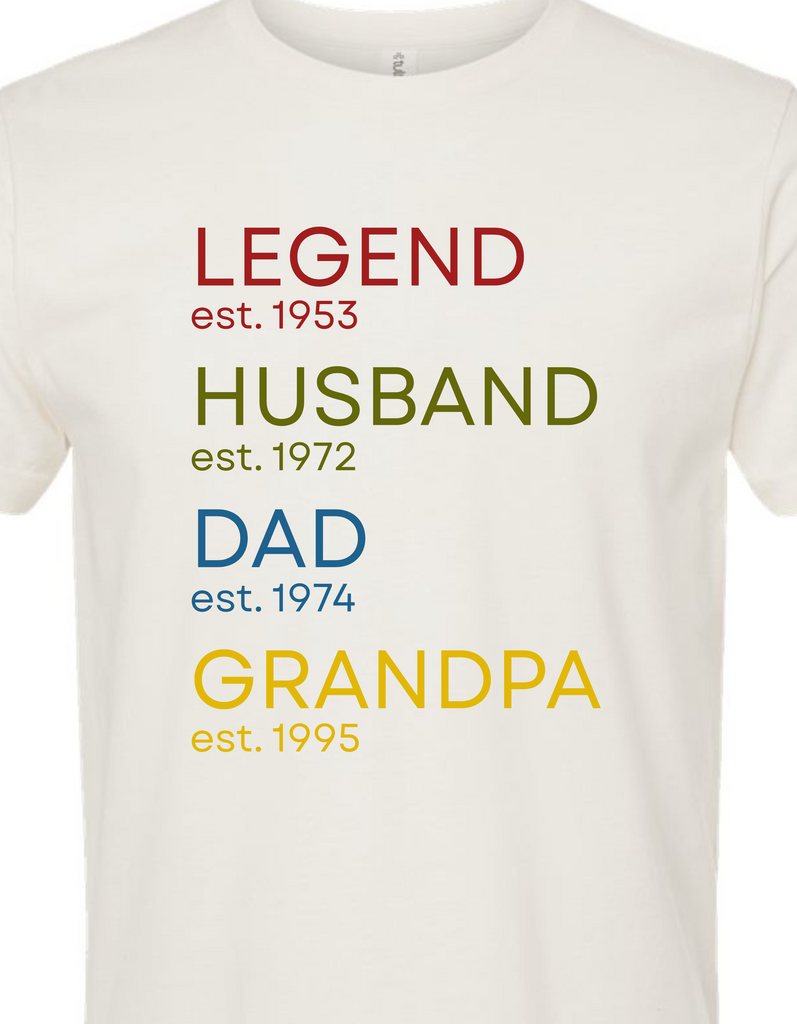 Legend Husband Dad Shirt