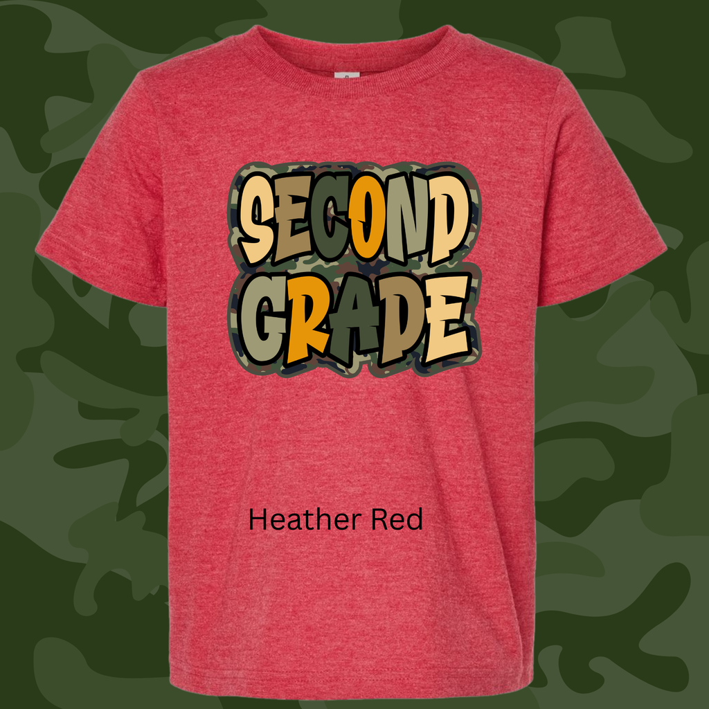 Camo Back-to-School Tee (Grade Levels K-3rd)