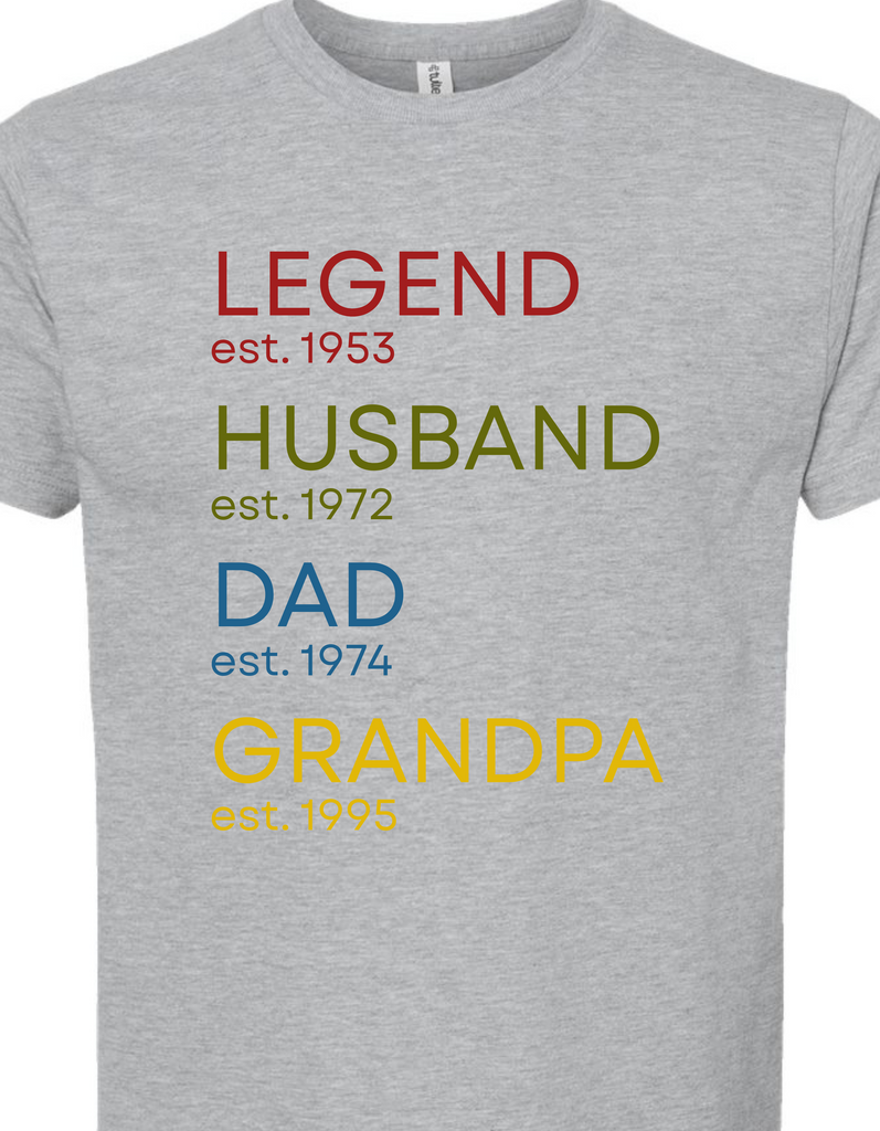 Legend Husband Dad Shirt