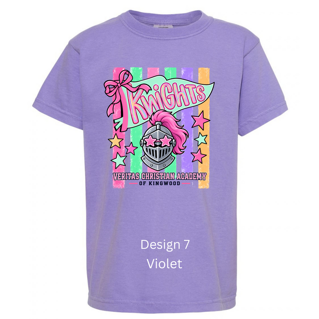 Veritas Christian Academy of Kingwood Comfort Colors T-shirts