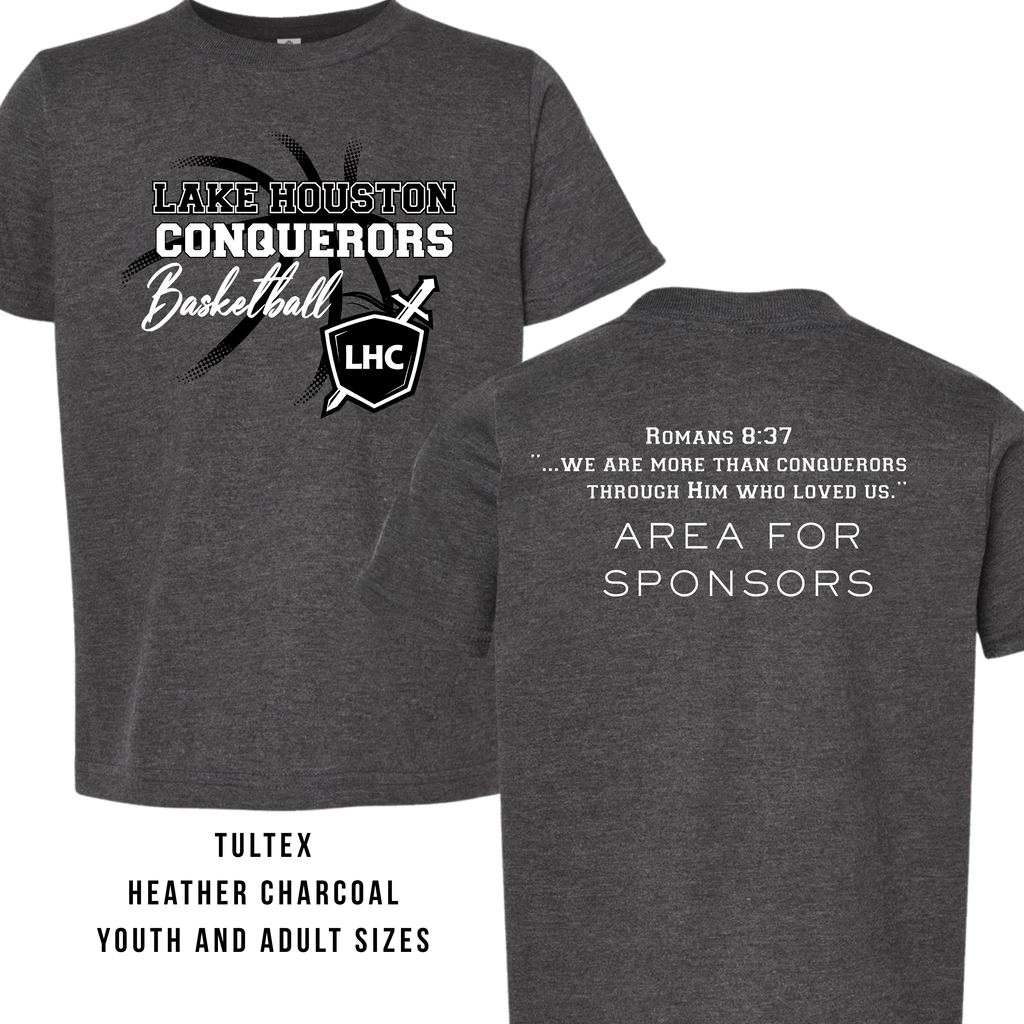 LHC Logo & Name with Basketball Tee