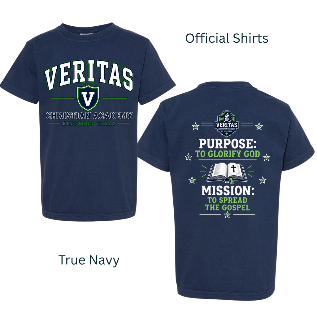 Veritas Christian Academy of Kingwood Comfort Colors T-shirts