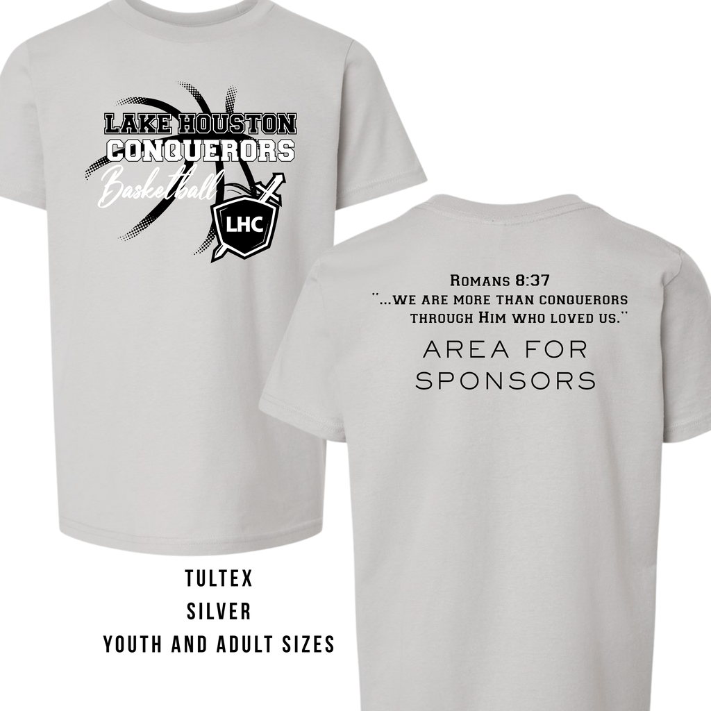 LHC Logo & Name with Basketball Tee