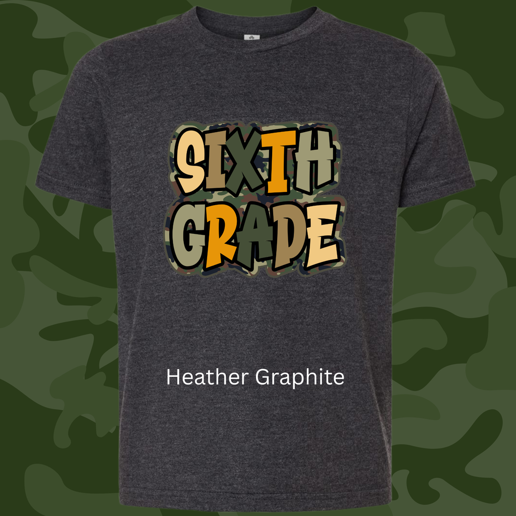 Camo Back-to-School Tee (Grade Levels K-3rd)