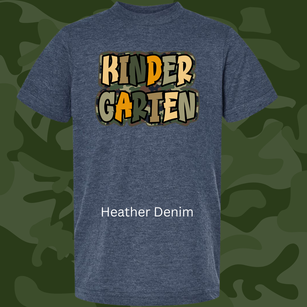 Camo Back-to-School Tee (Grade Levels K-3rd)