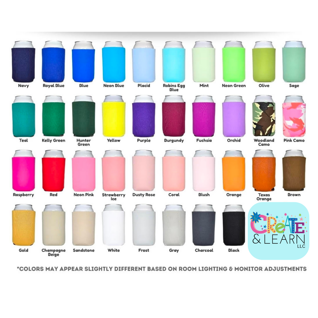 Custom Can Sleeve, Standard size
