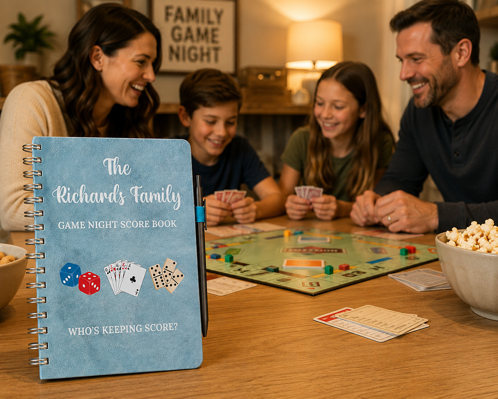 Family Game Night Score Journal