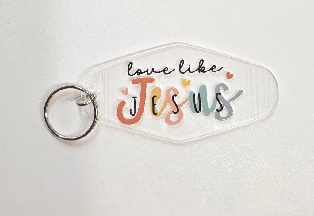 Keychain, Hotel Style, Love Like Jesus