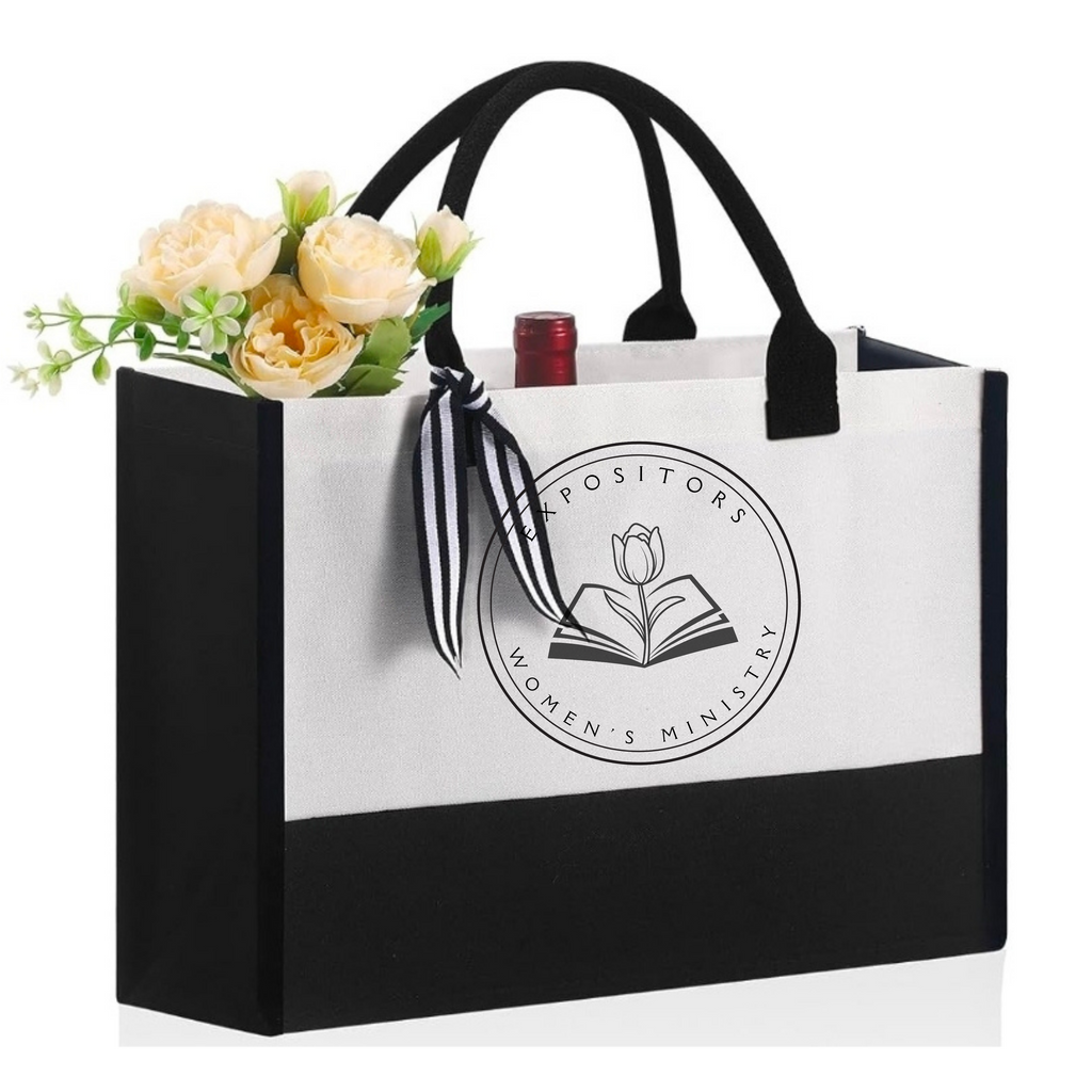 Canvas Tote Bag with Expositors Women's Ministry Logo, Second Baptist Church - North Campus