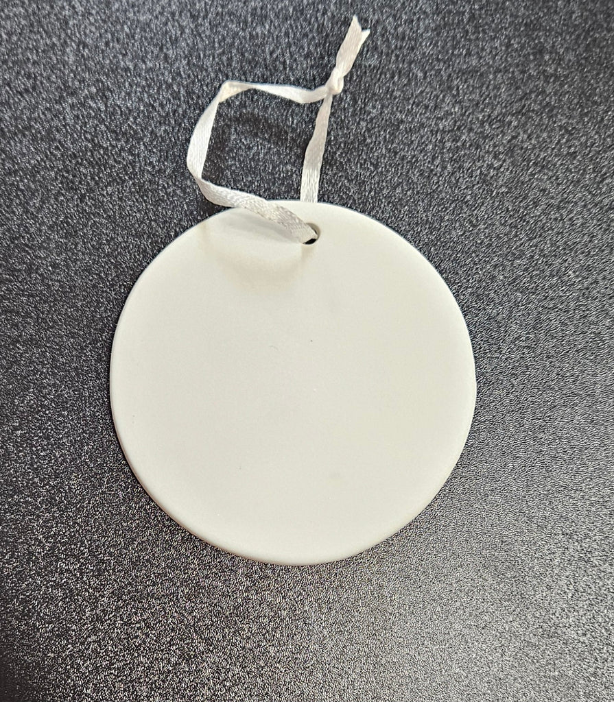 Custom Ceramic Christmas Ornaments, Arabesque/Round/Square