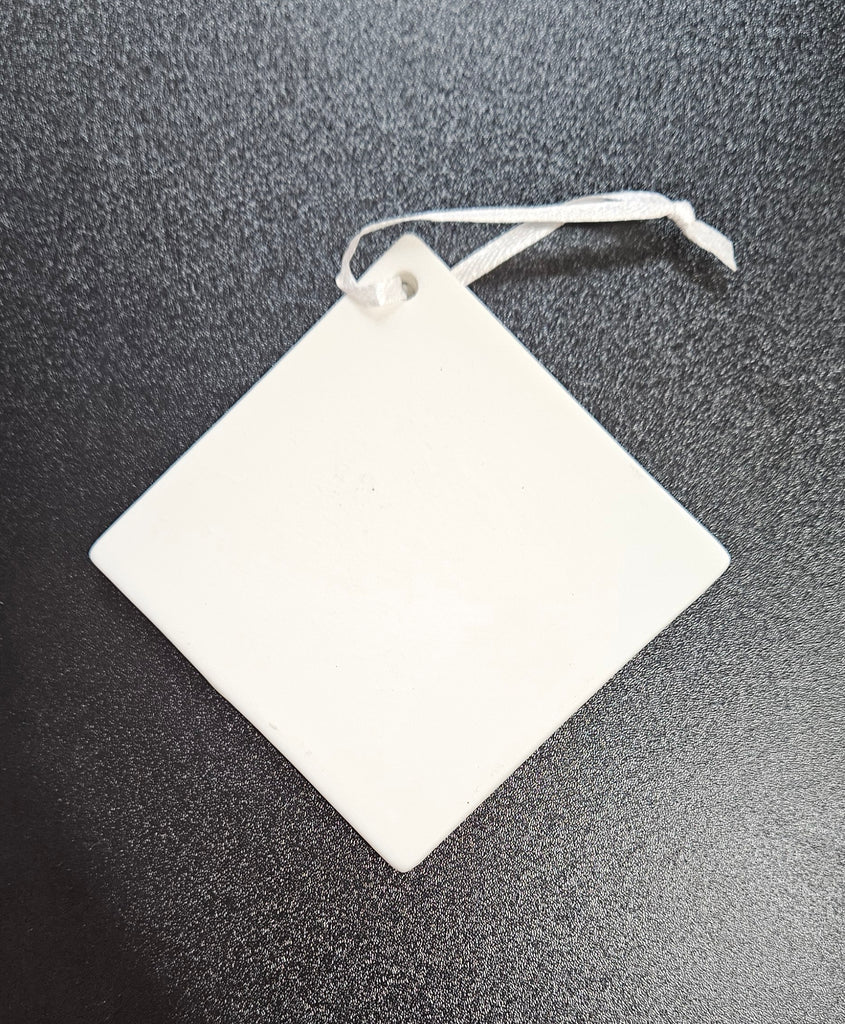 Custom Ceramic Christmas Ornaments, Arabesque/Round/Square