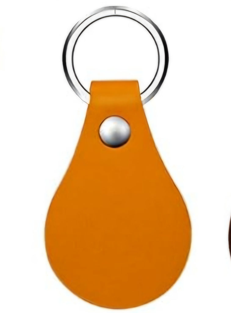 Leather Keychain, Teardrop