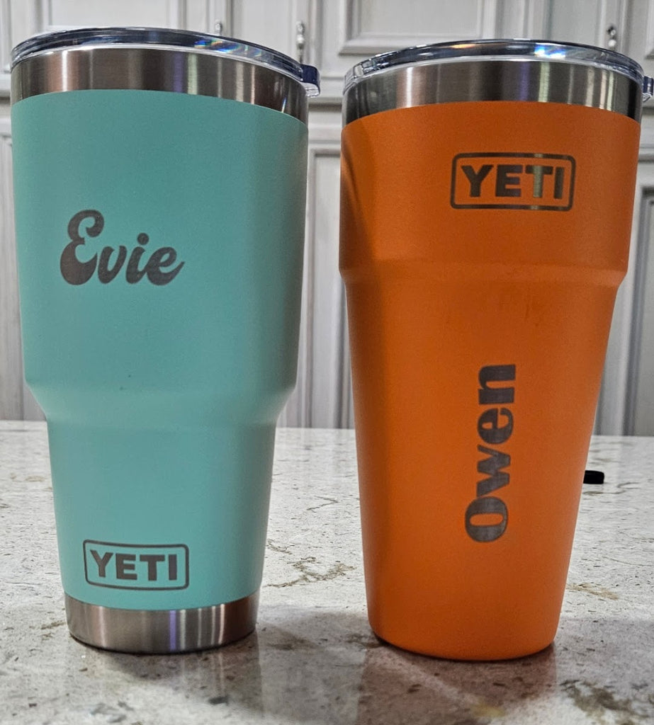 Custom Laser Engraving Logo/Name on Tumbler Provided by Customer