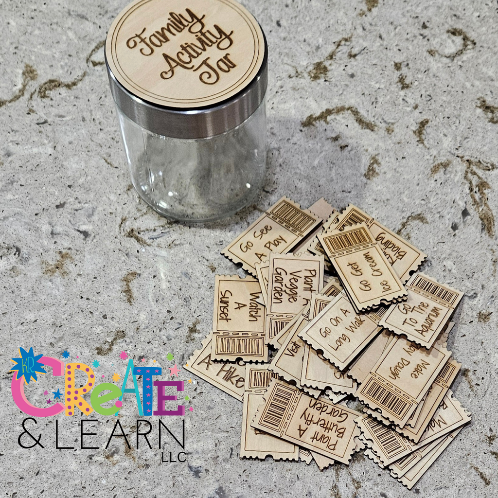 Family Activity Jar – KR Create And Learn